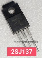 (1ตัว) J137 , 2SJ137 , MOSFET P-Channel 10A 60V TO-220FP