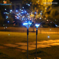 LumiParty พลังงานแสงอาทิตย์ดอกไม้ไฟแสง120led แบบ Dual-โหมดกลางแจ้งตกแต่งสวนสนามหญ้าแสงกันฝนภูมิทัศน์เสียบโคมไฟสี: อบอุ่นสีขาว【พร้อมสต็อก】