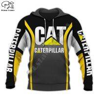 Inverno Outono Com Capuz Moletom Marido Agasalho Caterpillar Escavadeira 3d Impressão Gráfico มีฮู้ดสำหรับผู้ชาย