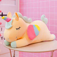 ANDY Ready Stock Unicorns Plush Toy Stuffed Doll unicorn doll with Rainbow Wing Birthday Gift for Children Girl Boys unicorn doll pillow for hugblock