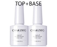 Top Coat + Base Coat เคลือบสีเล็บ ท็อปโค้ด และ รองพื้นยาทาเล็บเจล Gel Polish Soak Off UV LED ทาเล็บเจล สีทาเล็บเจล สีเจล ยาทาเล็บเจล