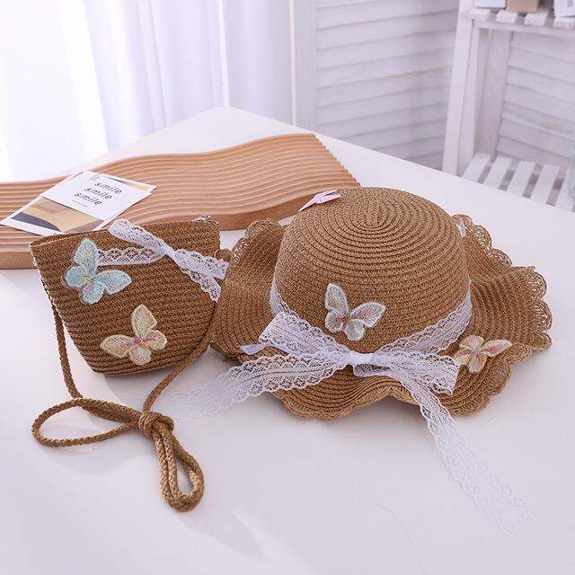 cc-new-summer-children-casual-butterfly-straw-hat-handbags-kid-girls-outdoor-holiday-bags-hat