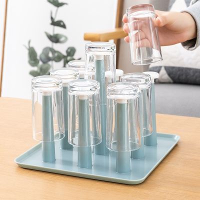 [COD] Storage Plastic Rack Cup Drain Household Supplies Holder Wine Glass Wholesale