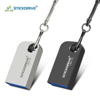 【CW】 High Speed USB 3.0 Metal Flash Drive 16GB 32GB 64GB 128GB Pendrive Waterproof usb drive Pen Mini memory Sticks with key ring