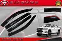 For Toyota Hilux 2005-2014 Chrome Wind Deflectors Set Hi Lux For Toyota Hilux 2005-2014 Chrome Wind Deflectors Set Hi Lux