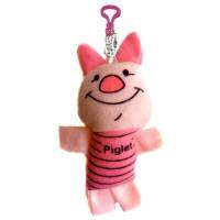 ซาฟารี ตุ๊กตาผ้า ไส้ใยสังเคราะห์ พวงกุญแจ พิจเลท (ชมพู) Beautiful Fabric with Synthetic Fiber Handmade Piglet (Pink) Rag Doll Keychain