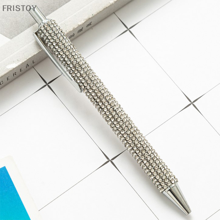 fristoy-ปากกาคริสตัลแวววาว0-5มม-ปากกาลูกลื่นเติมสีดำเครื่องเขียนสำนักงาน
