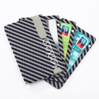 Strong Closure Wallet Card Holder Stripes Pattern Case Cover Fireproof Money Business Magnetic Credit Storage Protective Sealed