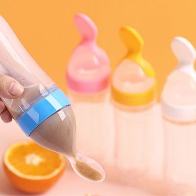 【cw】 Baby Bottle Feeder Dropper Silicone Spoons for Feeding Medicine Kids Toddler Cutlery Utensils Children Accessories Newborn ！