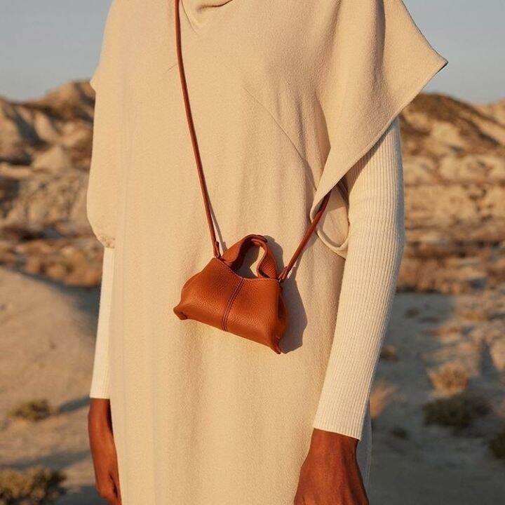 French Niche Brand polene Female Bag Mobile Phone 2022 New Style Open