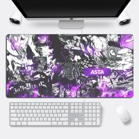 Japan Anime Black Clover Mouse Pad Gamer Large 90x40cm Gaming Mousepad Rubber Durable Asta Otaku Locking Edge Computer Desk Mat