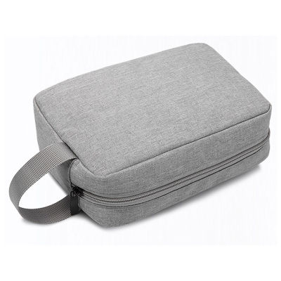 Travel Cosmetic Bag Fashion Storage Small Bag Waterproof Toiletry Wash Kit Storage Handbag Brand Gray Pouch Lady Male Cloth Pack