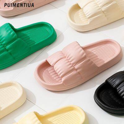 ขายดีที่สุด ioztt2023 - /✢✷ Thick Platform Slippers Beach Eva Soft Sole Slides Sandals Leisure Ladies Men Indoor Anti-slip Shoes