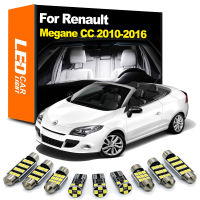 Zoomsee 10Pcs ชุดไฟ LED ภายในสำหรับ Renault Megane CC 2010-2013 2014 2015 2016 Canbus รถในร่มโดมอ่าน Trunk หลอดไฟ