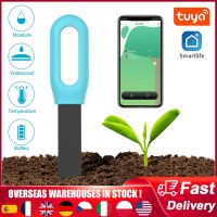 Tuya BT 2 in 1 Wireless Soil Moisture Meter Temperature Humidity Soil Tester Plant Monitor Potted Plant Measuring Instrument Power Points  Switches Sa