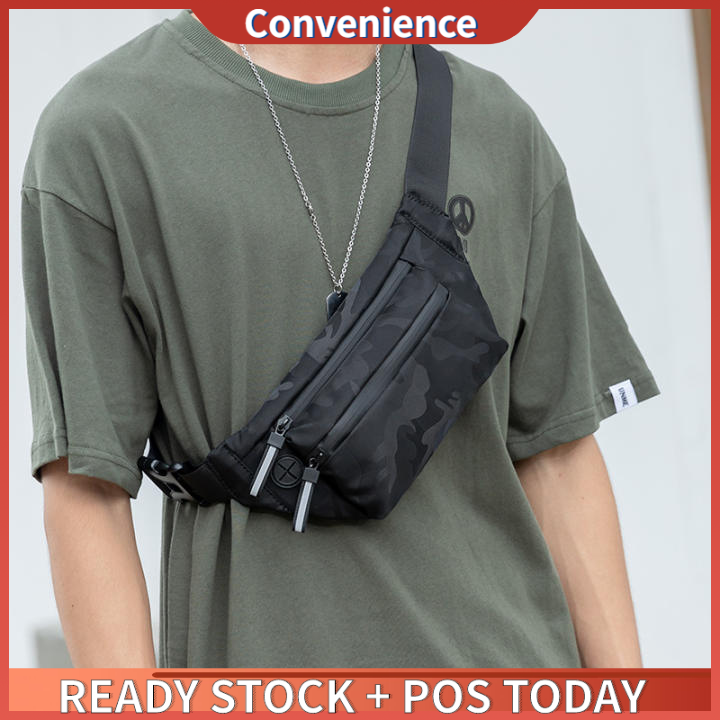 Men's Chest Bag New Fashion Korean-Style Casual Sports Water-Proof Shoulder  Cros