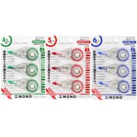 Tombow mono CF correction tape pack 3 I เทปลบคำผิดโมโนรุ่น CF ยาว 8 เมตร แพ็ค 3 ชิ้น