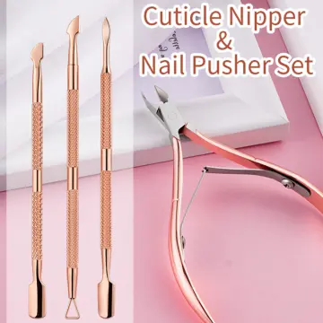 Buy MAPPERZ Plastic Handle Hard Rubber Tipped Nail Art Tool Cuticle Pusher  Random Color,(Pack of 15) Online at Best Prices in India - JioMart.
