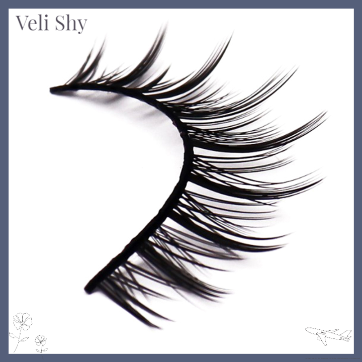 veli-shy-อุปกรณ์ขนตาปลอมแบบยาวแต่งที่ต่อขนตาแต่งตาหนาไขว้อย่างเป็นธรรมชาติ5คู่