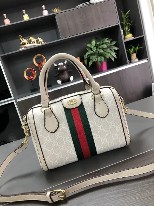 【Made in Italy】2022 New Gucci White Sling Bag Luxurious Classic Made in ...