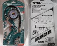 TOTAL หัวเติมลมพร้อมเกจ์วัดลม สายอ่อน รุ่น TAT11601