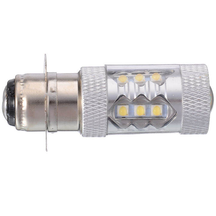 bokali-1x-h6m-p15d-20smd-80-วัตต์สีขาว-led-หลอดไฟหน้าสำหรับรถจักรยานยนต์รถ-atv-yamaha