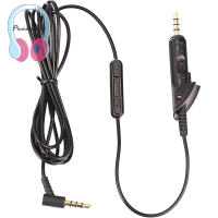 【Pandahuo】 เปลี่ยนสาย Audio CABLE Wire MIC สำหรับ QuietComfort QC15 Headphone Black