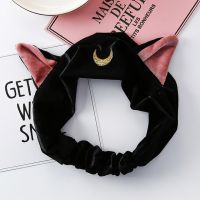 【CC】 Ears Headband Face Hair Hoop Make up Headwear Shower Band