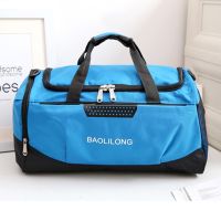 blue Sports Gym Bag Waterproof Sports Bags For Men Fitness Women Yoga Training Handbag With Shoe Compartment Travel Sac De Sport 30L