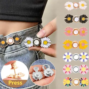 10PCS Detachable Screw Style Button Fastener Pants Pin for Jeans