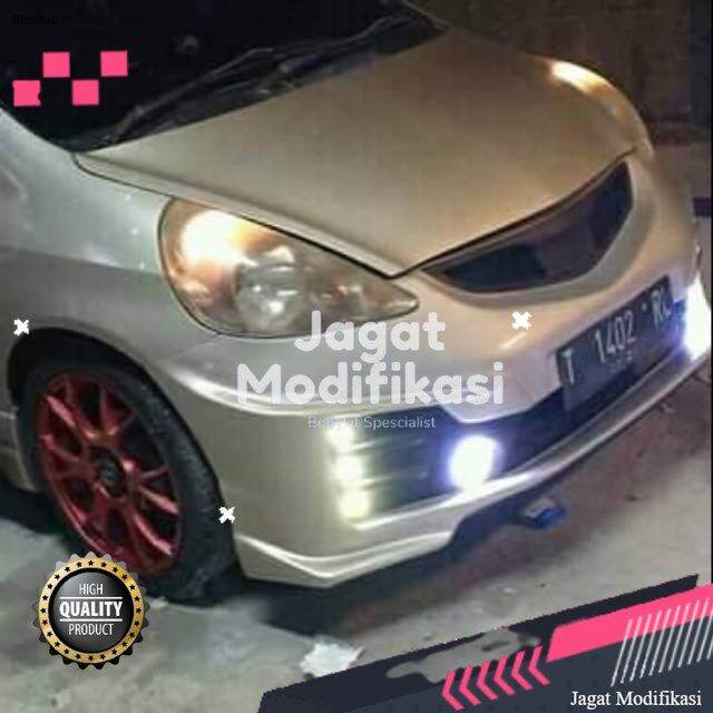 Upgrade Bodykit Honda jazz gd3 adaptasi Mugen rs BODY KIT Bumper Mobil