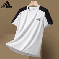 [M-8XL]ADIDASeˉ   เสื้อกีฬาสำหรับผู้ชายแฟชั่น,เสื้อเทนนิสเสื้อยืดผ้าไหมน้ำแข็งเสื้อผ้าผู้ชายไซส์ใหญ่พิเศษ