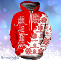 3D HOODIE-  XZX180305   Customize Name Firefighter 3D Hoodie 28