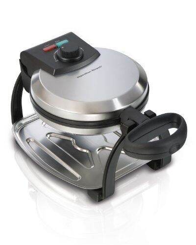 hamilton beach mess free waffle maker