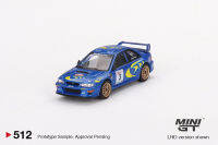 MINI GT No.512 Subaru Impreza WRC97 1997 Rally Sanremo Winner #3 MGT00512