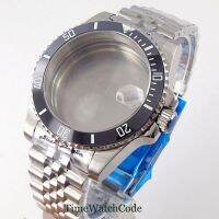 เคส Jam Tangan Kristal ขนาด40มม./38มิลลิเมตรแซฟไฟร์ใส่ได้ NH34 NH35 NH36 ETA2836 Miyota8215 821A DG2813ฝาครอบเซรามิค PT5000 3804 ETA2824