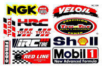 สติกเกอร์ตกแต่งรถ Sticker Logo Motor Sport Racing สปอนเซอร์ U02 ติดรถมอเตอร์ไซค์ บิ๊กไบค์ รถซิ่ง ติดกระจก รถรถยนต์ ติดโช๊ค ติดหมวกกันน๊อค จำนวน 1 แผ่น