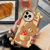 เคสโทรศัพท์เคสโทรศัพท์สำหรับ iPhone 14 13 12 11 Pro Max,เคสเคสโทรศัพท์เคสโทรศัพท์มือถือซิลิโคนรูปหมีลูกโป่งหัวใจ