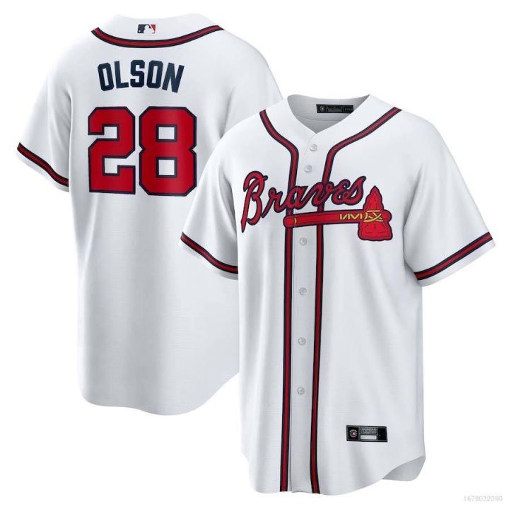 MLB Atlanta Braves Matt Olson Mens Replica Baseball Jersey Nikecom