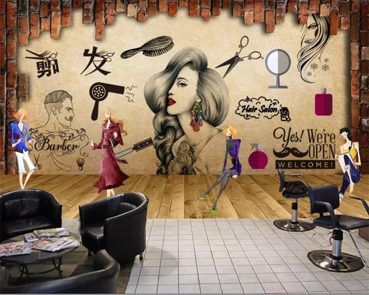 Hair Salon background photoBW Stock Photo Adobe Stock