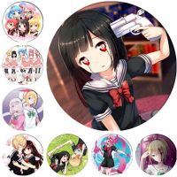 2021 Anime Magical Girl Site Cosplay Badge Asagiri Aya Brooch Pin For Clothes Backpack Decoration Pins Anime Fan Collection Gift Fashion Brooches Pins