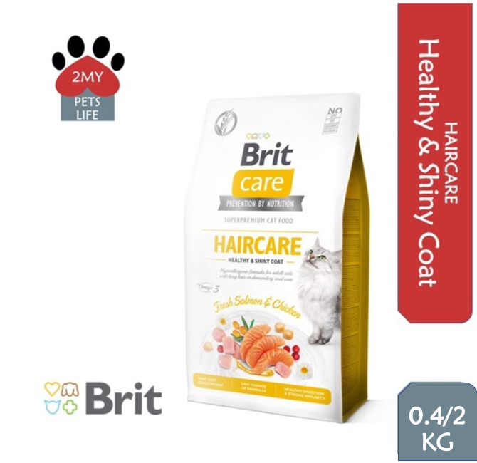 Brit Care GrainFree HAIRCARE HEALTHY AND SHINY COAT Cat Dry Food Lazada