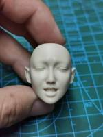 16 Scale Beauty Head Sculpt สำหรับ12นิ้ว Action Figure ตุ๊กตา Unpainted Head Sculpt No.437