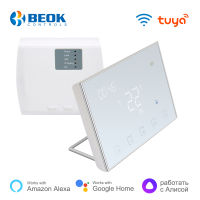 Beok Tuya Smart RF Wireless Thermostat พร้อม Wifi Electric Underfloor Heating Room Temperature Controller ทำงานร่วมกับ Alexa, Alice