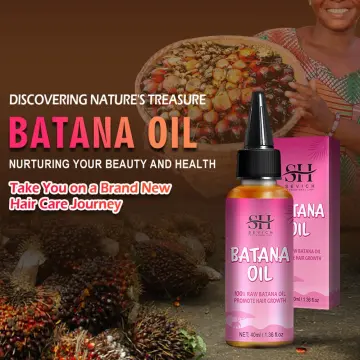 Batana Oil Organic for Healthy Hair Growth Natural Anti Hair Loss