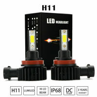 9012 HIR2รถยนต์ Led หลอดไฟหน้า14000LM 6500พันมินิขนาด H11 H7หลอดไฟหน้ารถ12โวลต์อัตโนมัติไฟหน้าไฟ Led หลอดไฟตัดหมอก