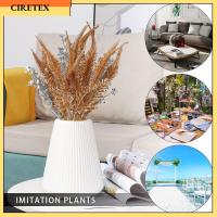 CIRETEX 1Pcs พวงหรีดใบ อุปกรณ์ DIY ดอกไม้จำลอง ของตกแต่งบ้าน กล่องของขวัญเครื่องประดับ เครื่องประดับคริสต์มาส พืชเทียม ใบจำลอง ซิลเวอร์โกลด์ ดอกไม้ประดิษฐ์คริสต์มาส