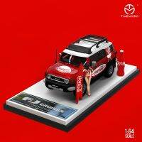 Time Micro 1:64 Toyota FJ Cruiser มอนสเตอร์ Coca-Cola Off-Road Retro คงหล่อยานพาหนะเก็บโมเดลรถของเล่น