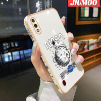 JIUMOO เคส A01ปลอกสำหรับ Samsung Galaxy ลายท้องฟ้าใหม่พื้นผิวขอบสี่เหลี่ยมแบบนิ่มซิลิกาเจลกันกระแทกเคสมือถือรวมทุกเลนส์กล้องถ่ายรูปฝาครอบป้องกัน