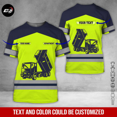 2023 Personalized Name And Color Dump Truck All Over Printed Clothes CG726